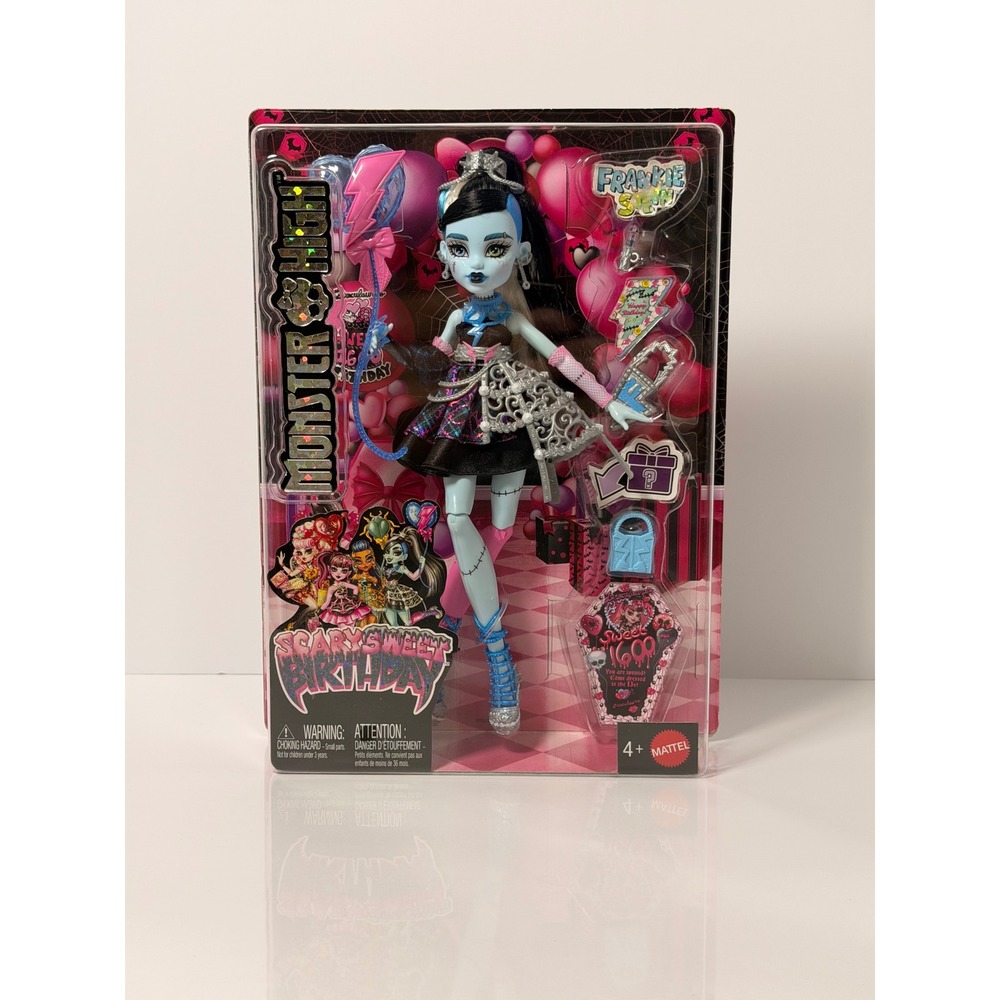 Monster High Frankie Stein Scary Sweet Birthday Sweet 1600 Doll G3 Mattel NEW